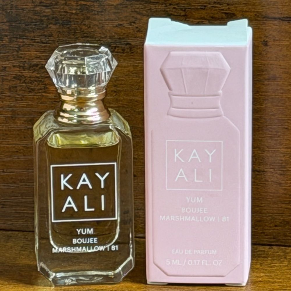 Kayali Yum Boujee Marshmallow 5mL + Alafiya 100mL Marshmallow EDP + Freshie Bund - Picture 3 of 14